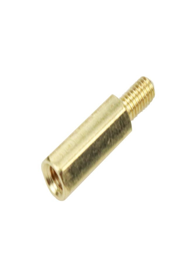 Mcredy Brass M3 Male to Female Hex Head PCB Standoffs Spacers Hardware Nut 12mm Body Length 50 Pcs (M3x12+6) - Image 2